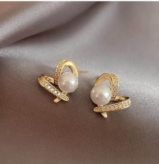 Elegant-Women-Faux-Pearl-Stud-Earrings-Jewelry