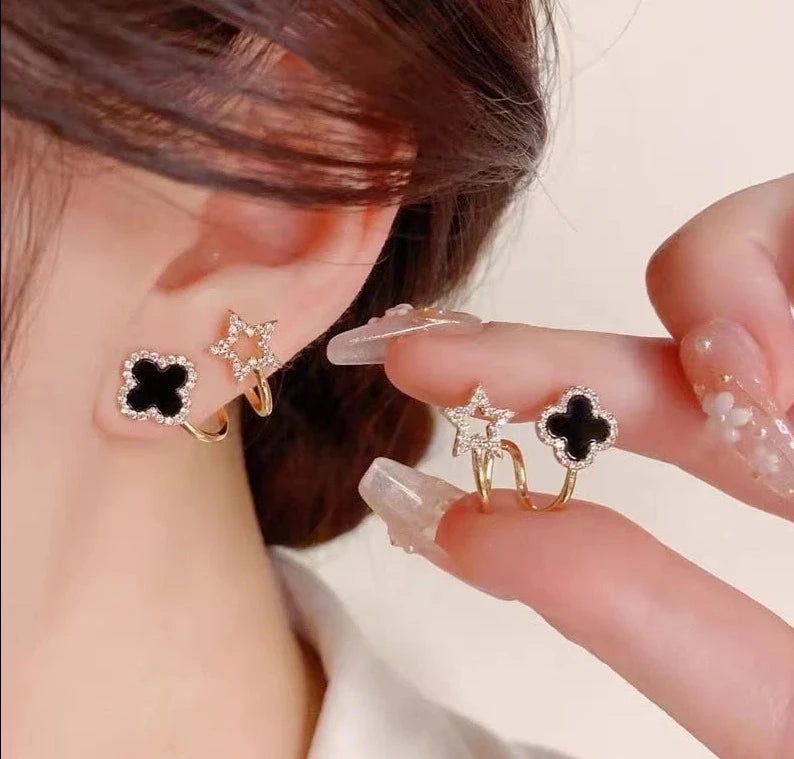 Gold-Plated-Star-Shaped-Ear-Earrings