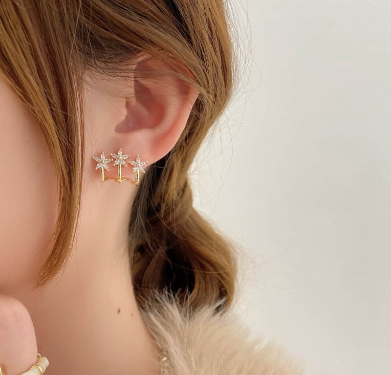 Pair Of star Earrings For Girls Fashion Personality Korean Jewelry8