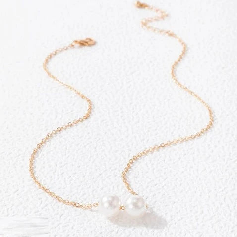 White Pearl Pendant Necklace23