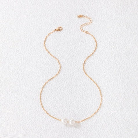 White Pearl Pendant Necklace