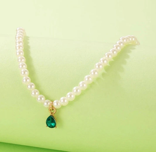 Pearl Beads Choker Clavicle Chain Necklace